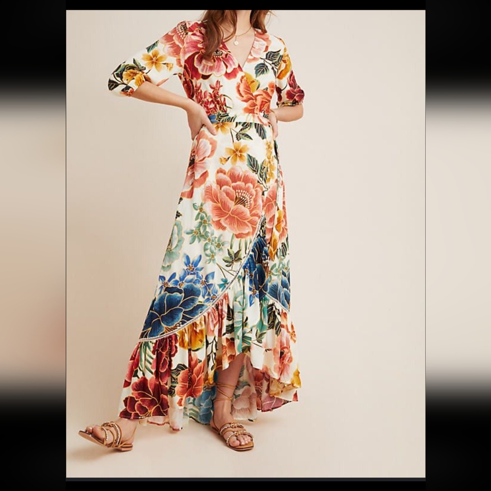 Floral Multicolor Maxi Dress
